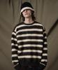 GLW Striped Brushed Knit Brown