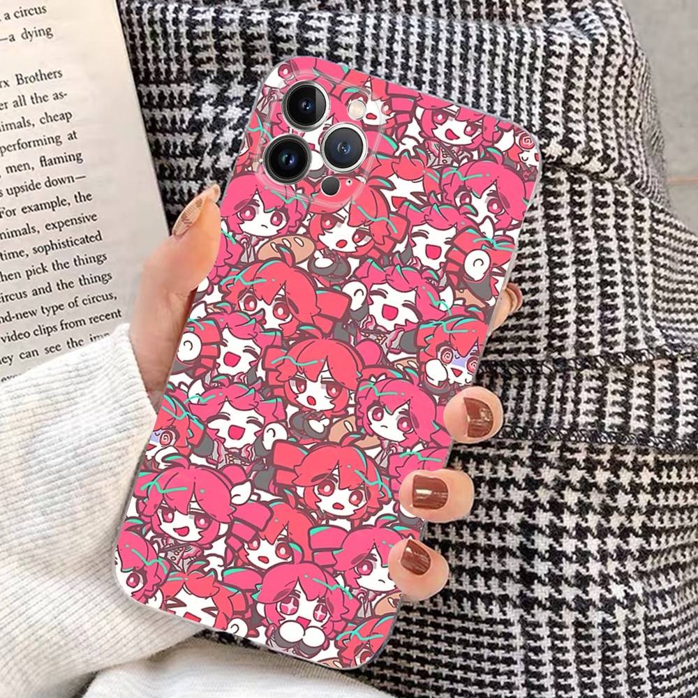 Hot V Kasane Teto Phone Case For IPhone 16 15 14 11 12 13 Mini Pro XS Max Cover 6 7 8 Plus X Funda Shell