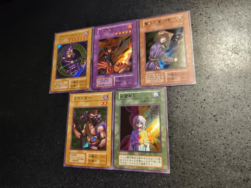 5pcs/set Yu-gi-oh!  Yami Bakura Self Control Collect Signature Trading Flash Card Anime Cartoon Christmas Gift