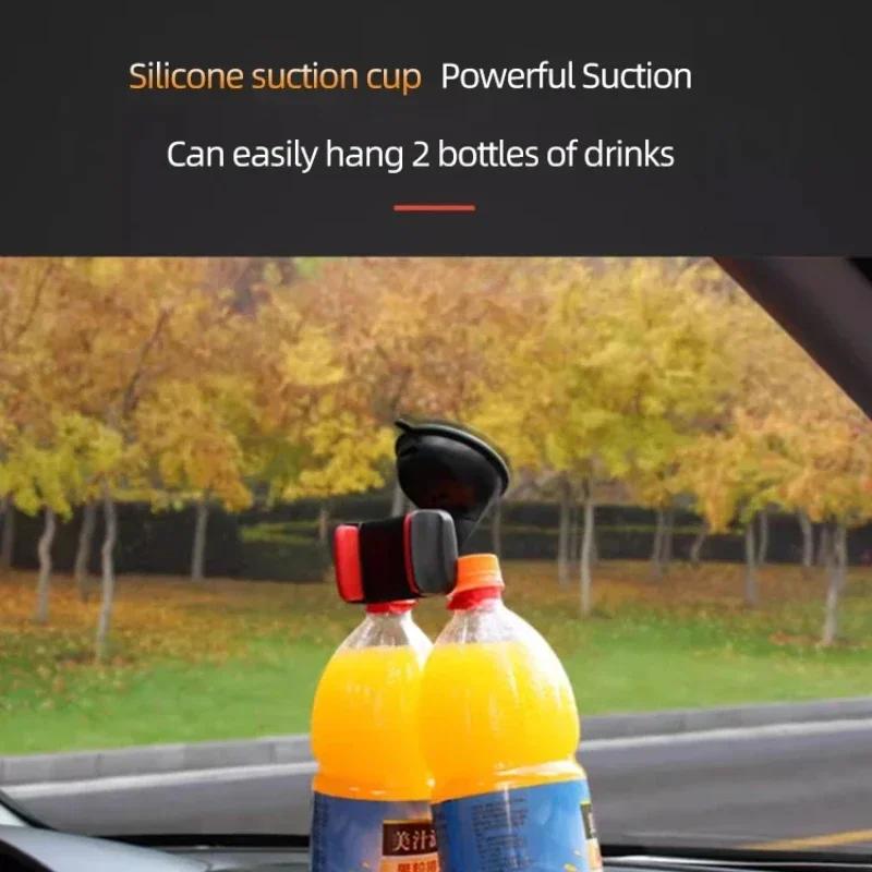 Phone Holder for Car 360° Widest View Flexible Long Arm Universal Handsfree Dashboard Suction Type Windshield Holder Phone Mount