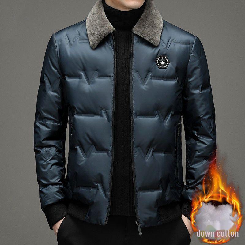 Men's Winter Cotton Coat: Warm, Thick, and Loose Casual Fit for Middle-Aged and Elderly Dads