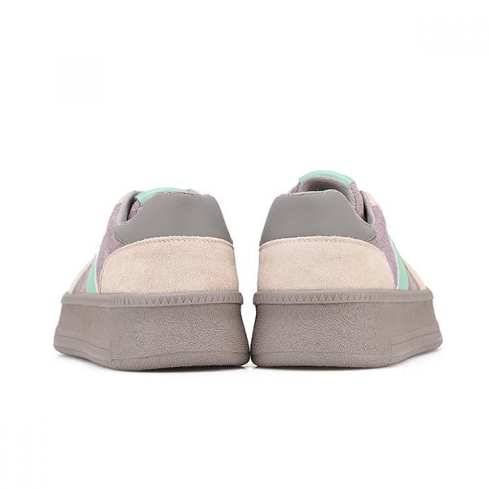 Barbara Leather Accent Color Point 4cm Women S SneakerS Bbh602pr