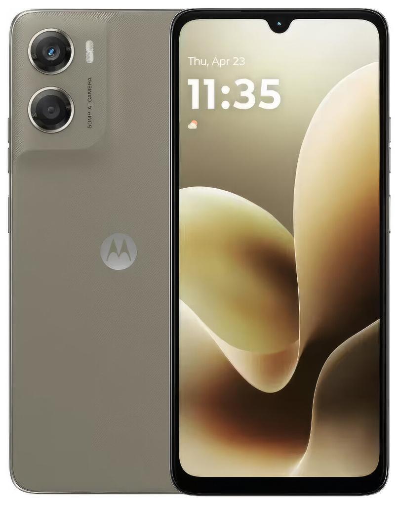 Etui Typu Portfel Do Motorola Moto G06 / G06 Power - Fioletowy Pokrowiec Canvas + Szkło