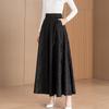 National Style New Chinese Style Skirt Women Spring New Mid-length Jacquard High-waisted A-line Temperament Slim Umbrella Skirt