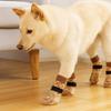4pcs/set Thickened Anti-Slip Dog Socks Breathable Pet Paw Protector Puppy Warm Sock  Outdoor Use