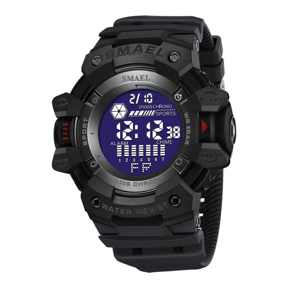 Smael 8050 Electronic Men's Digital Wrist Watches Waterproof Week Display Chronograph Men Digital Watches for Relojes De Hombre