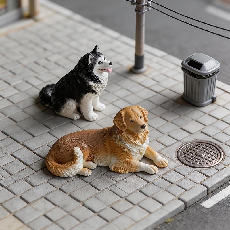 3D Dog Cat Silicone Candle Mold Praying Cats Sitting Standing Dog Silicone Mould DIY Animals Soap Resin Plaster Mould Ornament