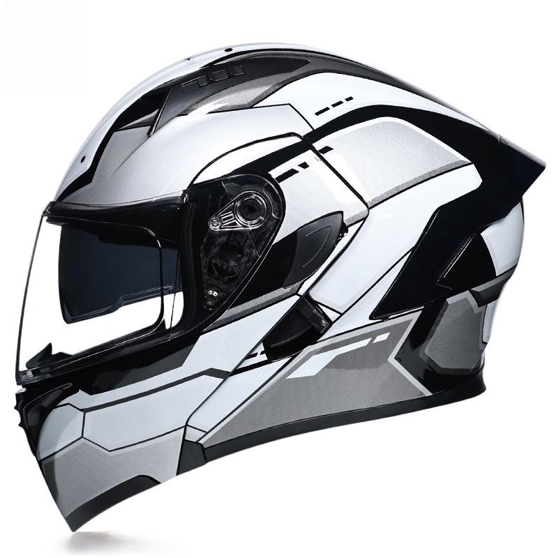 Orz Unisex Electric Bike Helmet: Flip-Up, Full & Half Styles with Tail Wings, Protective Caps for All Seasons, Personalized Design