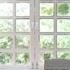 White Window Handle, 2 Pieces Universal Window Handle, Aluminum Window Handle Fits Left And Right