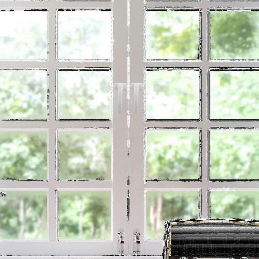 White Window Handle, 2 Pieces Universal Window Handle, Aluminum Window Handle Fits Left And Right
