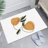 Diatom Mud Anti Slip and Absorbent Bathroom Decorative Foot Pads Are Easy To Maintain