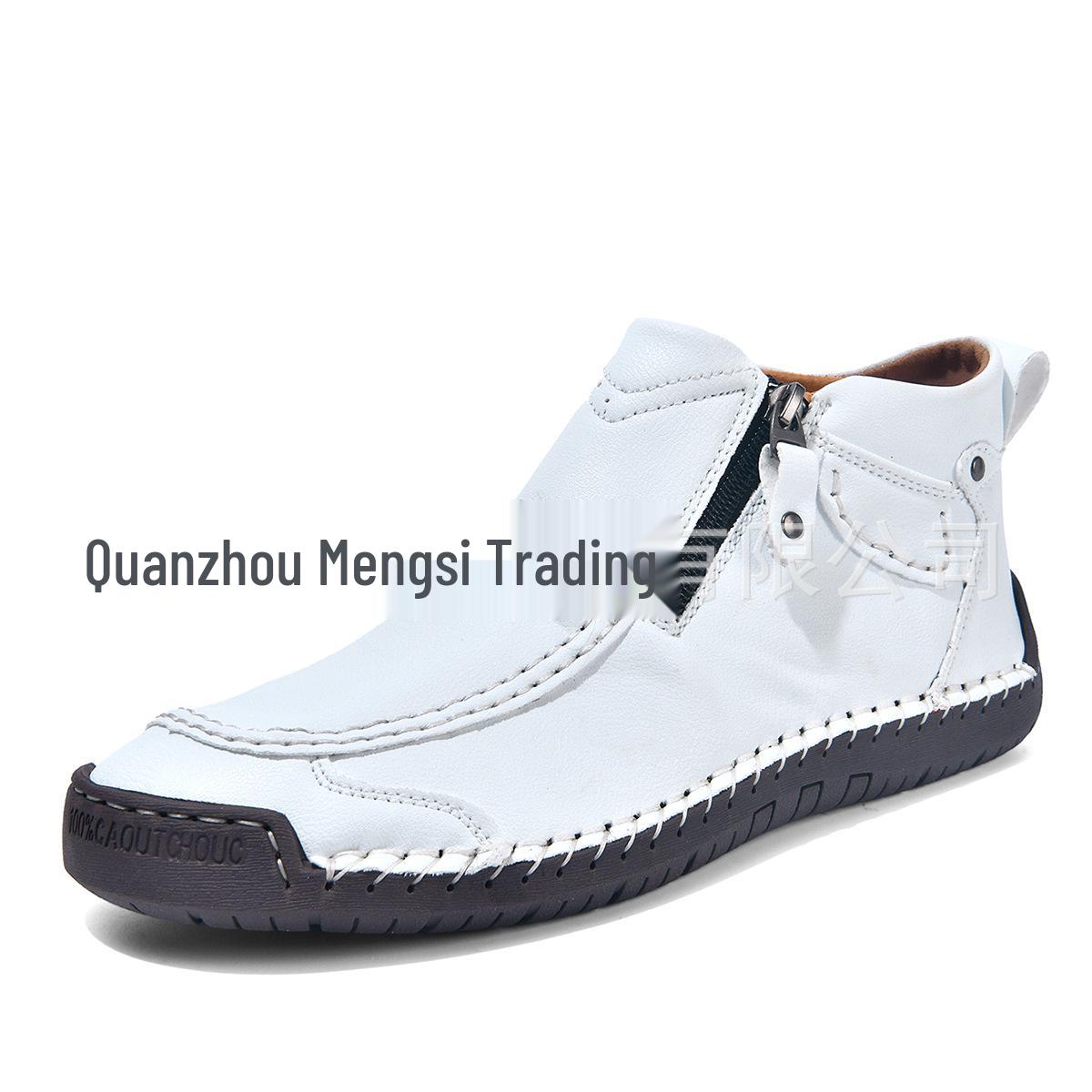 

Мужские полусапоги винтажные ботинки Мартина - Размер 48, Повседневная обувь ручной работы 39