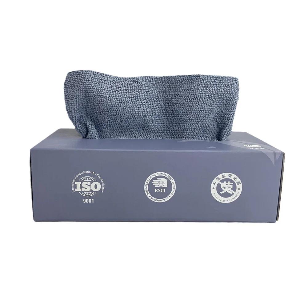 20pcs/box Disposable Kitchen Soft Hand Towel Reusable Oil Absorbent Kitchen Cleaning Cloth Extractable Sanitary Durable Napkin