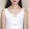 1pcs Genuine 925 Silver Singapore Box Snake Chain Necklace for Woman 40+5/40/45cm Basic Chain fit Pendant DIY Jewelry