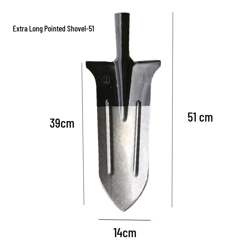 

Лопата цельностальная марганцевая для глубокой копки - Идеальна для посадки, копания траншей и сельского хозяйства
