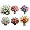 Calla Lily Artificial Flower Bouquet Mixed Calla Lily Baby's Breath Tulip