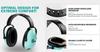 EZARC Soundproof 30dB SNR Foldable Earmuffs for Children and Ideal for and Relieving Hearing Noise Reduction Earmuffs, Reduction, Students, Sleeping,