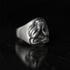 Adjustable Open Ring With Buddha Motif Vintage Style Mens Womens Bohemian Statement Jewelry