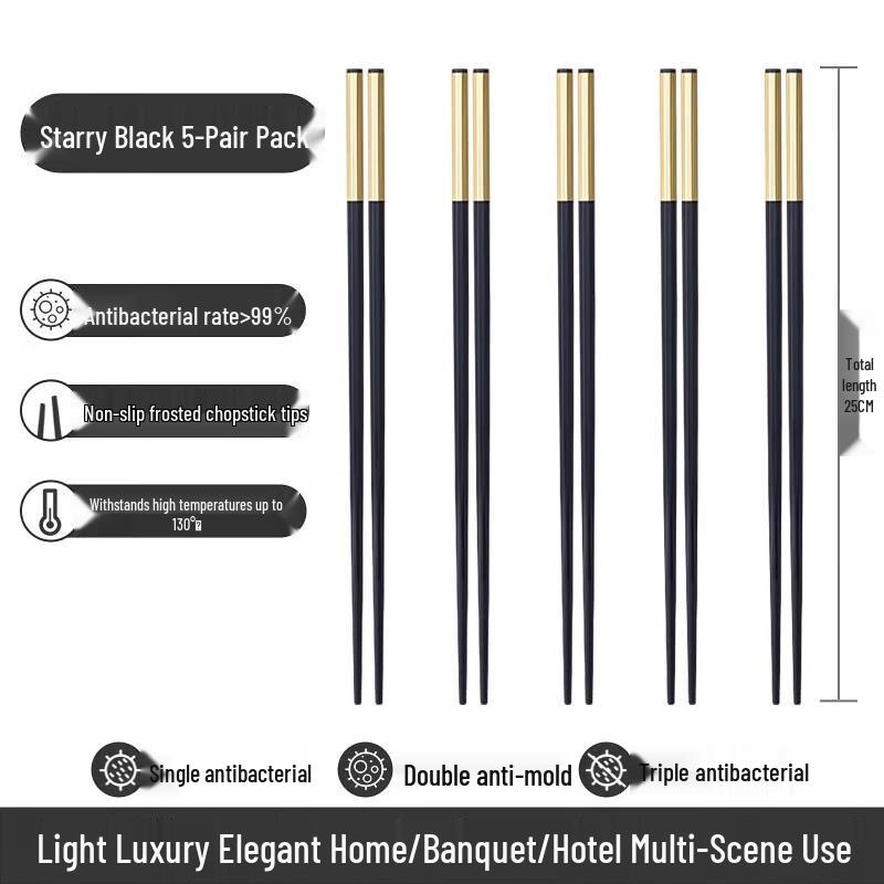 Kombach Anti-Bacterial Alloy Chopsticks