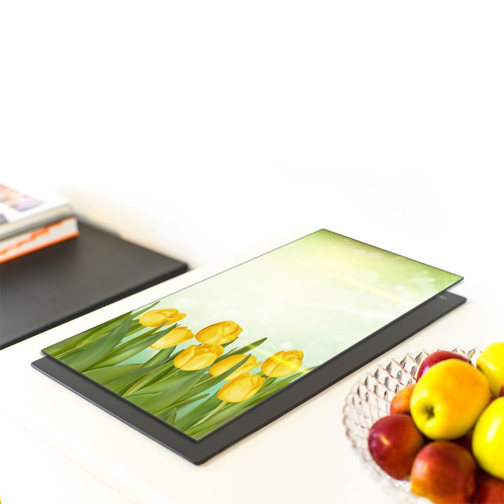 SZKLANA DESKA DO KROJENIA 30x52 Tulipany