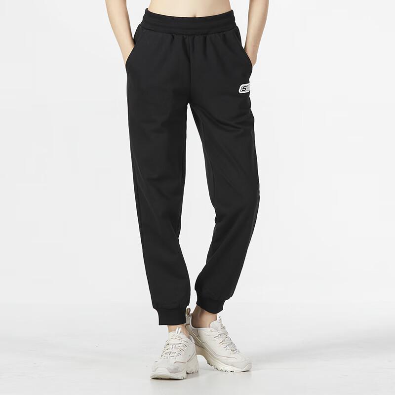 Skechers Women s Black Knitted Long Pants M