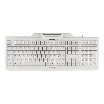 Cherry Clavier Et Lecteur De Puce Intégrée (ID) Blanc