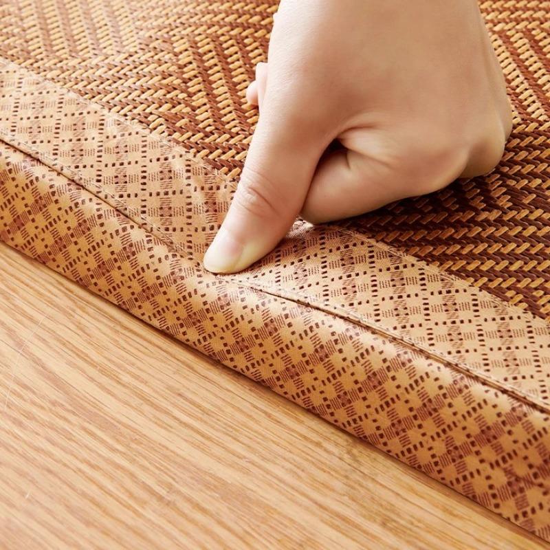 Foldable Tatami Japanese Summer Rattan Mat Anti-Slip Cooling Sleeping Pad Soft Foot Protection Home Bedroom Rug