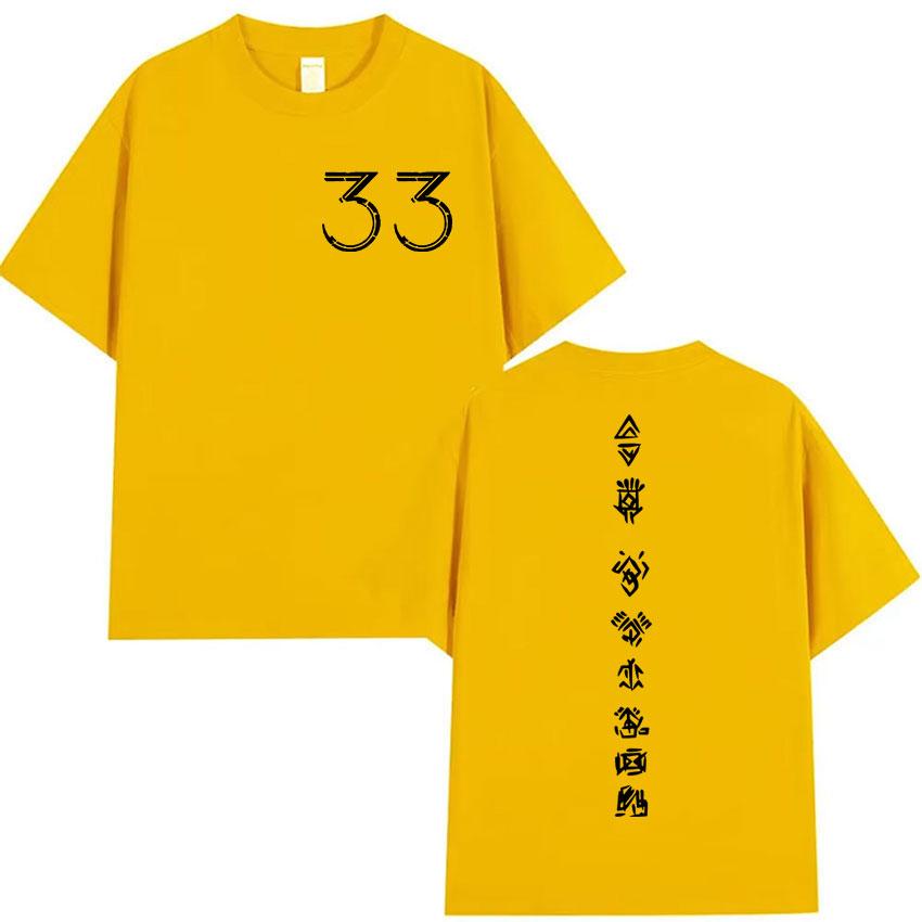 Clair Obscur Expedition 33 T Shirt Men Women Vintage Fashion Cotton Short Sleeve Tshirts Hot Game Fans Gamer Clothing Tshirt