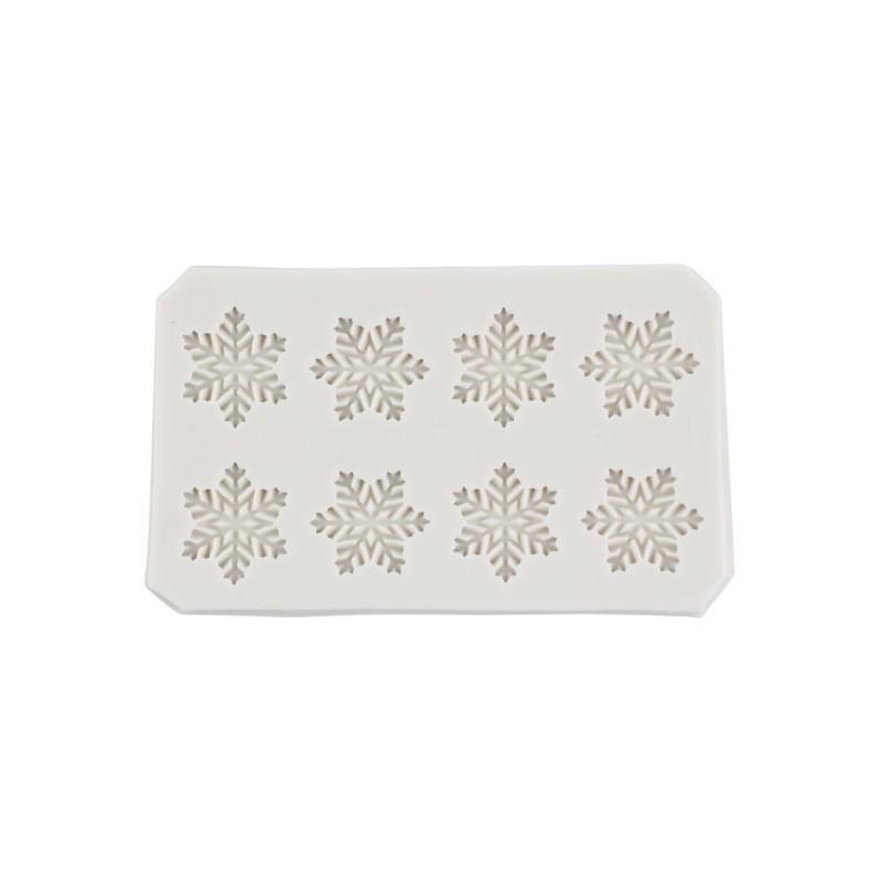 

Рождественские формы для снежинок из силикона для торта, шоколада, DIY выпечки и украшения