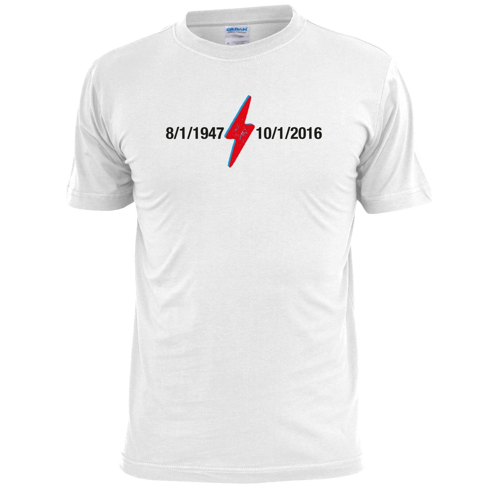 Mens Bowie Tribute Rock T shirt Hendrix Morrison Stones Dylan M