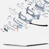 Front Bumper Chrome Decorative Strip A2138850300 For Mercedes Benz E-Class W213 2016-2020