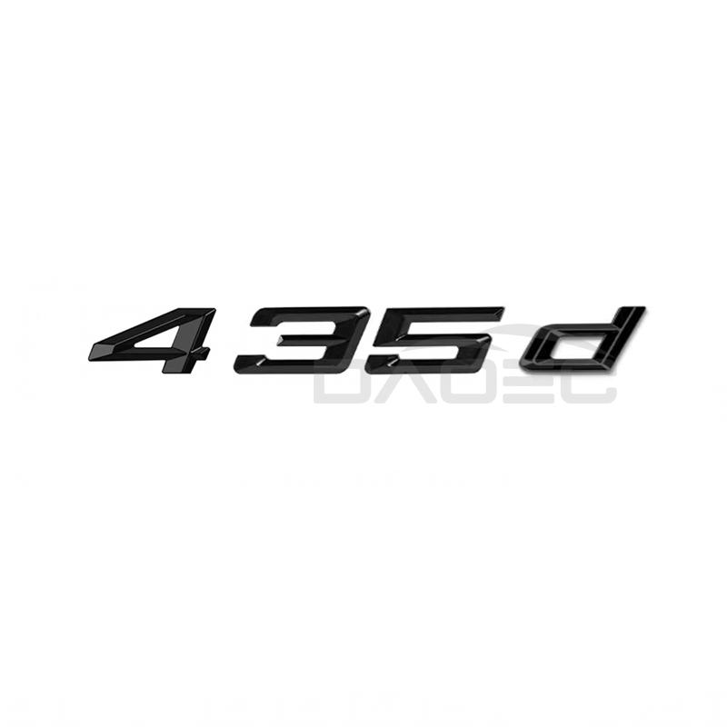 Auto 3D ABS Kofferraum Buchstaben Logo Plakette Emblem Styling Aufkleber Für BMW 4er Serie 420d 425d 428d 430d 435d 440d F30 F32 F33 F36