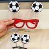 2026 World Cup Soccer Headbands, Glasses, and Hair Clips  Sports Day Performance Headbands and Hair Accessories