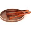 Wooden Clip Cooking Kitchen Tongs Food Bbq Tool Salad Bacon Steak Bread Cake