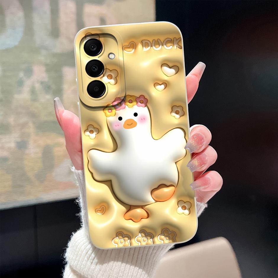 Custodia Per Samsung Galaxy A17 M17 4G 5G Gatto Cartone Animato Carino Copertura Protettiva Morbida in Silicone Per SamsungA17 M17 Fundas GalaxyM17 Coque