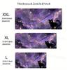 Kawaii Black Cat Silicone Soft Gaming Mouse Pad Large Keyboard Pad Topographic Mouse Pad for Keyboard with Anti-Slip TableMat