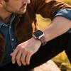 Band for Apple Watch Band 38/40/41/44/45/46/Ultra 2 49/42/44/45mm Skin Band Men leather watch strap for iwatch Series7 8 9 se645