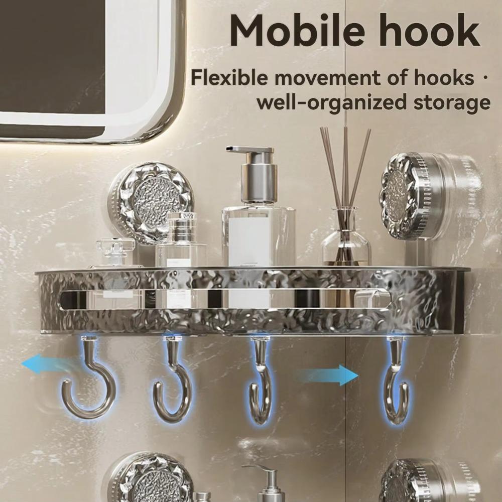 Plastic Bathroom Corner Storage Shelf Convenient Cosmetic Holder Storage Rack Toilet