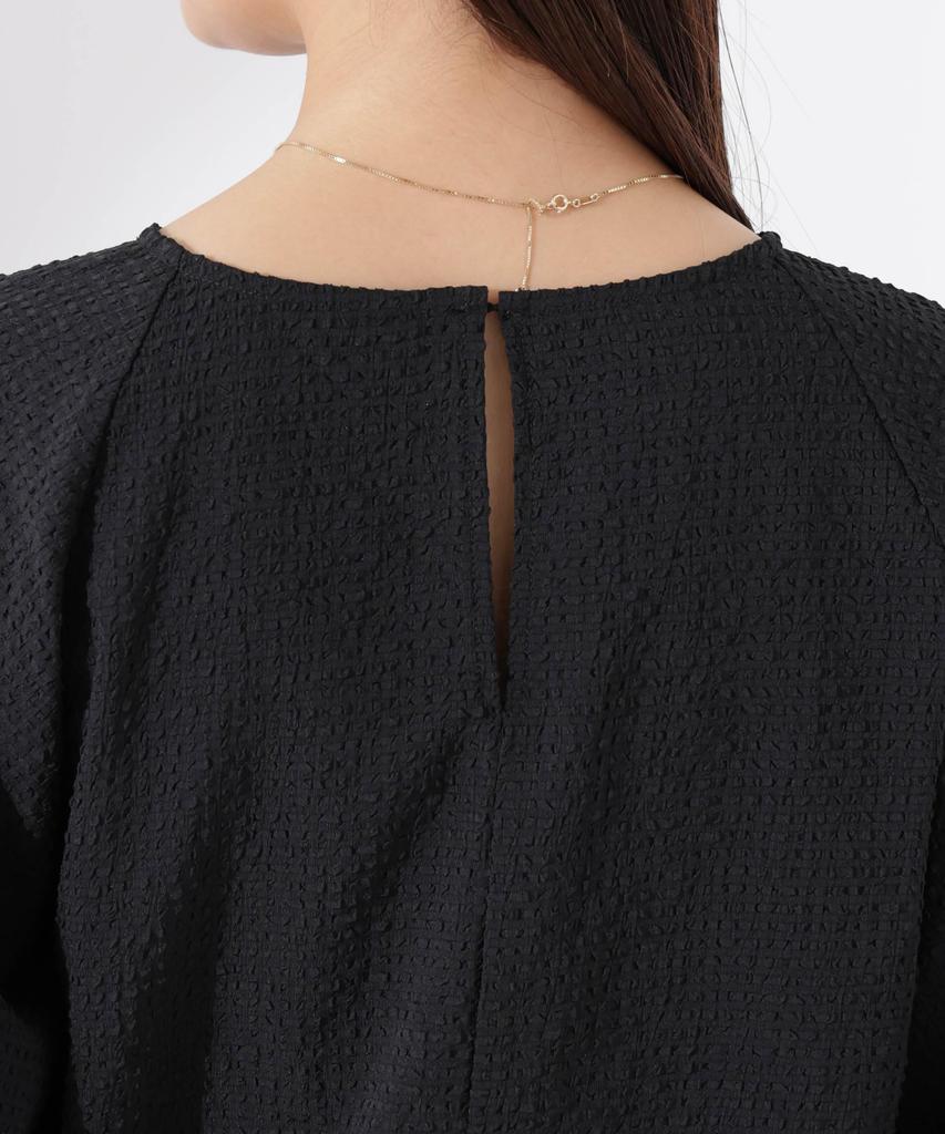 Nano Universe Women's Soccer Balloon Sleeve Pullover Blouse, Size F 090, Pink, 673-5121317