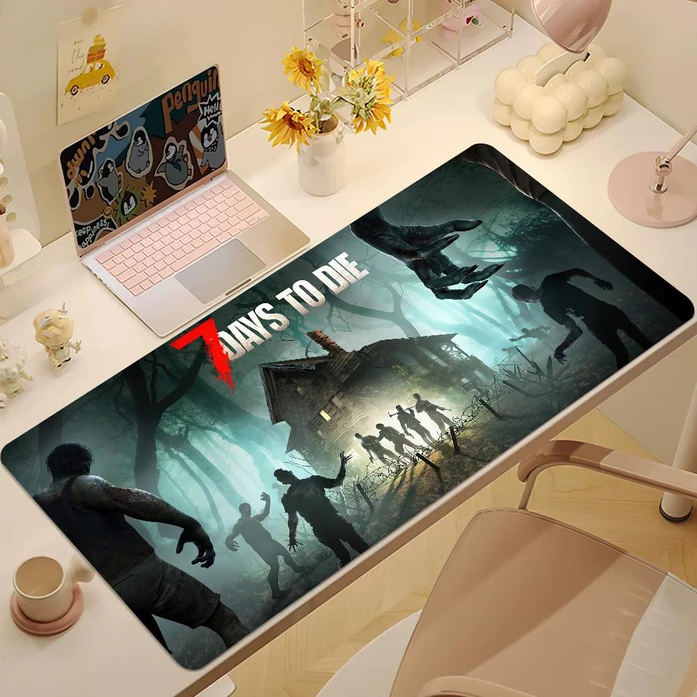 Days to Die Podložka pod myš Podložka na stůl Velká Protiskluzová Nepotrhávací Klávesnice Ergonomická Kancelářská Gumová PC Domov Vlastní