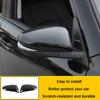 Car Accessories Fit for Toyota 4Runner 2014-2022 2023 2024 Side Door Mirror Cover Cap Decor Trim (Carbon Fiber Style) ABS 2 PCS