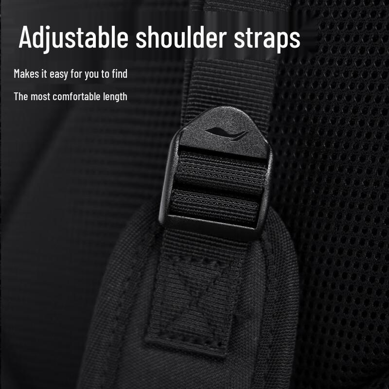 Li-Ning Unisex Rucksack mit großem Fassungsvermögen, vielseitig einsetzbar