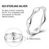 Orstarry S925 Silver Regular Liquid Droplet Closed Ring For Women Finger Ring Personality Jewelry Party Trendy Gifts