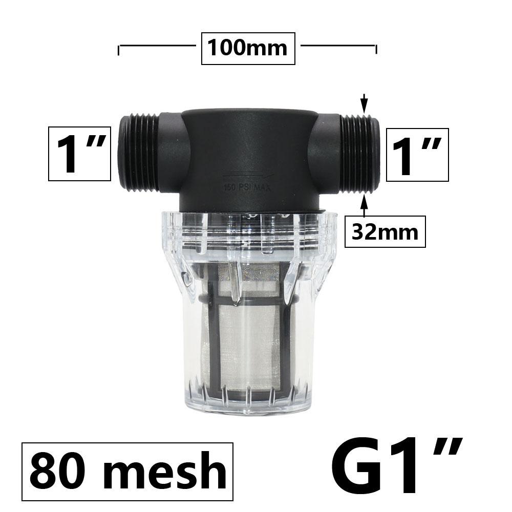 1/2 3/4 1 1.2 1.5 2 Inch Thread Tube Filter 80 120 200 Mesh Filter Joint Garden Hose Connector Aquarium Pump Metal Net Str