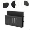 Desk Laptop Holder for Under Storage Organizer with Aluminum Alloy Clamp And Cable Management