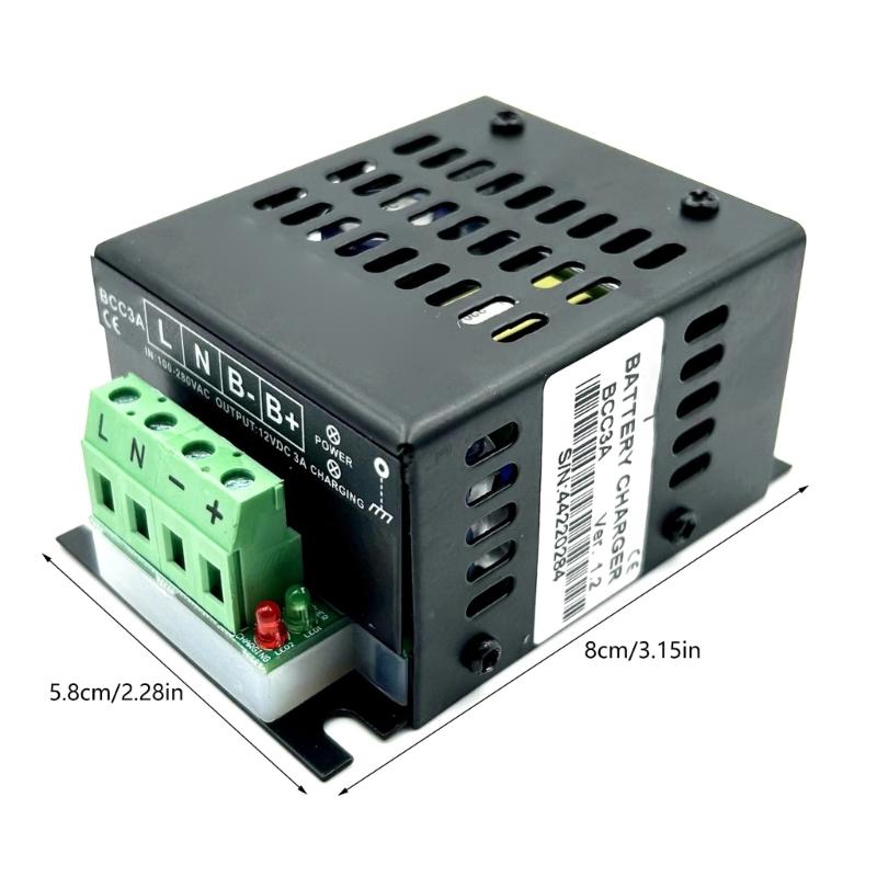 Efficient 12V Automotive Battery Maintainer Suitable for Diesels Generators and Automobile with Heat Dissipation Designs