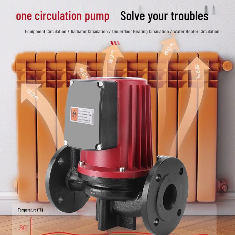 220V Silent Automatic Heating Circulation Pump for Underfloor Heating and Geothermal Systems