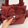 Women's Solid Color Handbag Shoulder Crossbody Bag