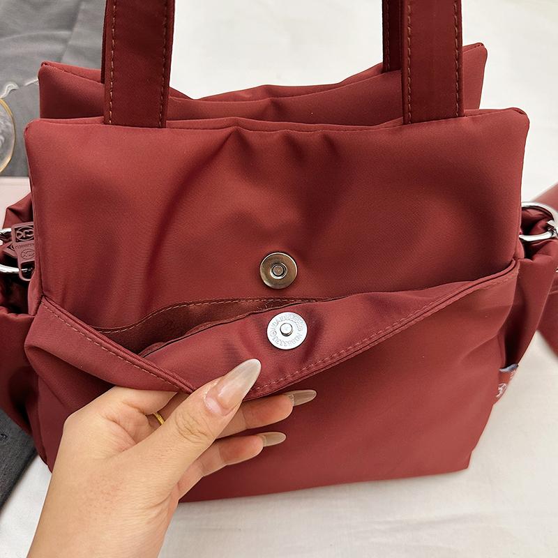 Women's Solid Color Handbag Shoulder Crossbody Bag