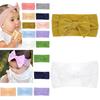 Lovely Baby Nylon Bow Bunny Ear Headband Soft Broadside Hair Accessory For Child With Good Elasticity
